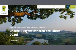 Komplett neu - Wanderbares Deutschland präsentiert sich mit neuem Internetauftritt